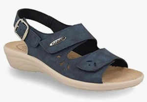 FLY FLOT sandali donna vera pelle tomaia regolabile strappo MADE IN ITALY - Foto 1 di 4