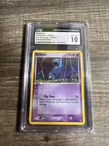 2005 Pokemon Beldum #55/107 Ex Deoxys Reverse Holo CGC 10 - Picture 1 of 10