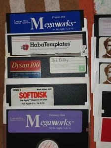 10-5.25 FLOPPY DISKS. (5 1/4 FLOPPY DISKETTES) - Bild 1 von 6