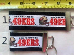 San Francisco 49ers Keychain Gift 4 Him Her Dad Grad Alum Stock Stuff Football - Picture 1 of 1