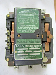 ✌️ASCO 100 AMP REMOTE SWITCH COIL 120VAC SERVICE VOLTS 600 3 PHASE CAT# 9204 - Picture 1 of 8