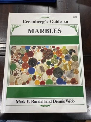Greenberg's Guide to MARBLES, Mark Randall & Dennis Webb  Signed & First Edition Foto 1 de 4
