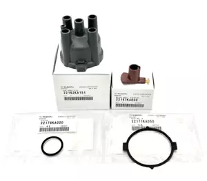 Genuine SUBARU SAMBAR KS4 KV4 Distributor Cap Rotor and Gaskets Set for NA EN07 - Picture 1 of 19