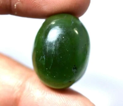 36.10 Ct Natural African Green Serpentine Top Quality Cabochon Gemstone  - Image 1 of 4