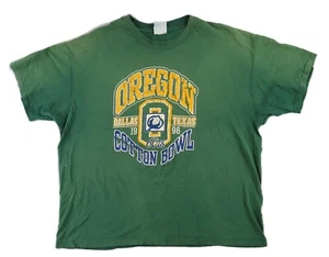 VTG 1996 USA Adult XXL Green UO University of Oregon Ducks Cotton Bowl T-Shirt - Picture 1 of 12