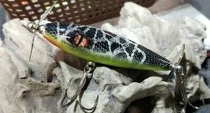 4 Zoll Custom Handmade Wooded Topwater Köder (EZ'S WEB PROP BAIT) - Bild 1 von 6