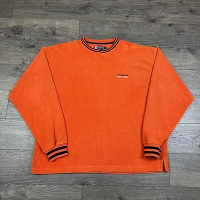 Sudadera De Colección Chaps Ralph Lauren Adulto XL Naranja Polar Polo Pecho Logo Foto 1 de 4