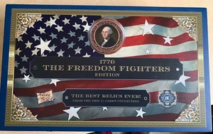 2025 PIECES OF THE PAST 1776 THE FREEDOM FIGHTERS EMPTY WOODEN BOX-NO CARDS - Picture 1 of 6