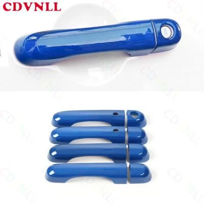 Tira de manija de puerta lateral exterior azul brillante 8* para Jeep Renegade 2015-2023 Foto 1 de 4