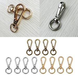 Metal Swivel Clasps Lanyard Snap Hook Lobster Claw Clasp Jewelry Findings - Picture 1 of 7