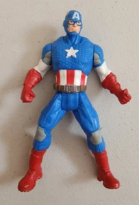 2013 Captain America 4" Hasbro Movie Action Figure Avengers Marvel Comics - Picture 1 of 2