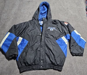 Orlando Magic NBA Vintage 90s Starter Puffer Jacket w/ Hood Full Zip Size XL - Picture 1 of 14