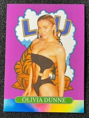 Tarjeta personalizada de gimnasia Olivia Livvy Dunne LSU Tigers 1/1 Foto 1 de 2