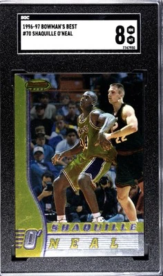 1996-97 BOWMAN’S BEST SHAQUILLE ONEAL SGC 8 - Image 1 of 2