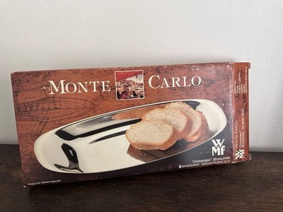 SF WMF Monte Carlo Edition Brotschale Cromargan Wilhelm Wagenfeld OVP Edelstahl - Bild 1 von 4