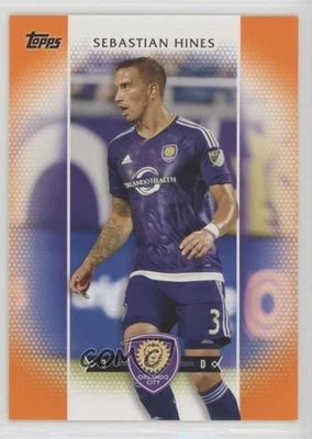 2017 Topps MLS Orange /25 Sebastian Hines #108 Rookie RC - Image 1 of 2