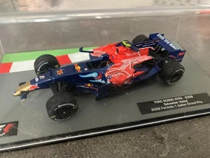 F1 Toro Rosso STR3 2008 Sebastian Vettel GP Italie 1/43 avec défaut  en boite M5 - Imagen 1 de 2