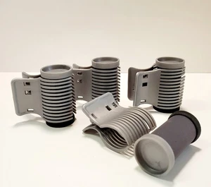 Hot Shot Tools Mediano 1-1/8" Repuesto Hot Rollers con Clips Flocado Juego de 4 - Imagen 1 de 4