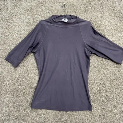 Lululemon Long Sleeve Mock Neck Top Shirt Size L Lavender Activewear Athleisure - Image 1 of 4