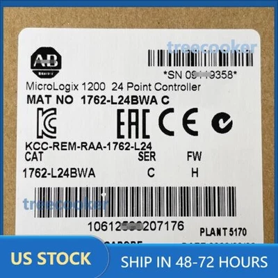 New Allen-Bradley 1762-L24BWA /C MicroLogix 1200 24 Point Controller 1762L24BWA - Image 1 of 3