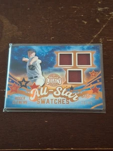 ROGER CLEMENS ASTROS CERTIFIED GENUINE AUTHENTIC TRIPLE BASEBALL JERSEY CARD /45 - Picture 1 of 2