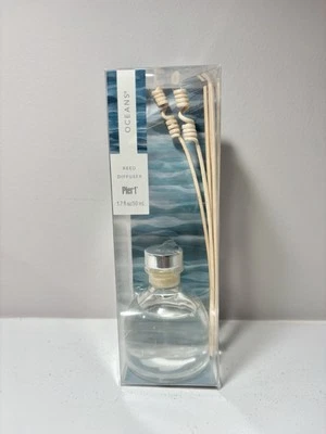 New Pier 1 Imports Oceans Reed Diffuser Oil Set 1.7 Fl Oz Rare - Image 1 of 4