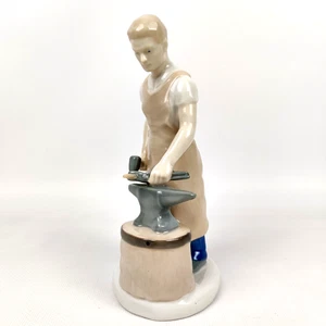Porzellanfigur Schmied Wagner & Apel Lippelsdorf 50er–70er Jahre 20cm - Bild 1 von 15