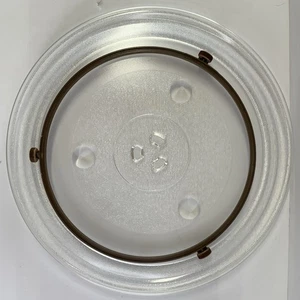 12” Glass Turntable Tray Microwave Oven Cooking Plate I36 w 9” Turntable Support - Picture 1 of 11