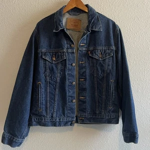 Vintage Levi's Jeansjacke Trucker Typ 3 III 90er Blau Made in USA Größe 42 - Bild 1 von 11