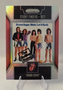 2025 Panini Rolling Stones Sticky Fingers "Brown Sugsr" -1971 #18 Silver Prizm - Picture 1 of 2