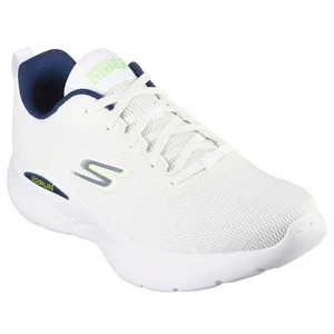 NIB Skechers Men's White/Navy GO RUN Lite- Quick Stride Running Sneakers 9 M - Picture 1 of 5