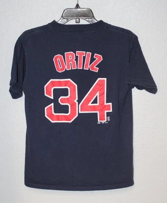 Camisa Boston Red Sox 2008 Azul David Ortiz Vintage Majestic Jersey Masculina GRANDE - Imagem 1 de 4