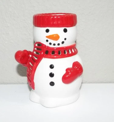 Bath & body Works Oil Burner Warmer Home Fragrance Snowman Harry Slatkin 2011 - Image 1 of 4