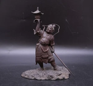 Antiques 毘沙門天 Buddhist Vaisravana statue Bronze Meiji period (1868-1912) - Picture 1 of 20