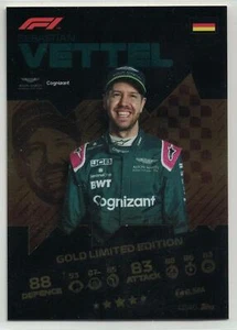 Turbo Attax F1 (Fórmula 1) 2021 - #LE4G Sebastian Vettel (EDICIÓN LIMITADA DORADA) - Imagen 1 de 1