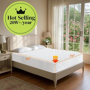 12 Inch Queen Mattress in a Box, Hybrid Mattress Memory Foam + Pocketed Springs - Picture 1 of 13
