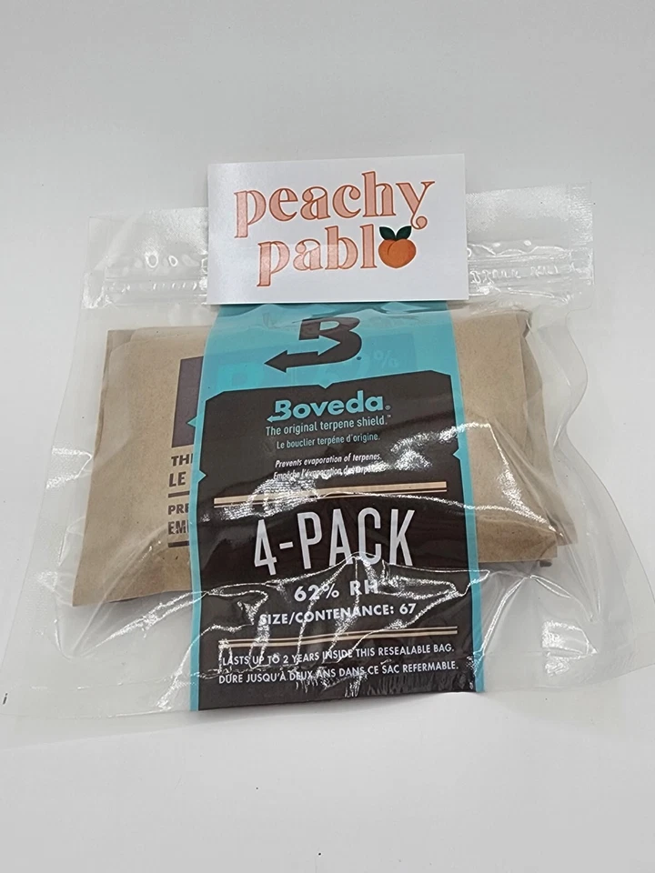 Boveda™ 62% RH 2-Way Humidity Control - Size 67 Protects Up to 1 POUND (4-PACK) - Image 1 of 1