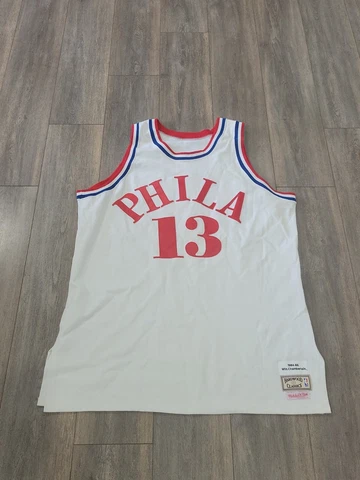 AUTHENTIC VINTAGE WILT CHAMBERLAIN 76ERS JERSEY 56 3XL MITCHELL NESS RARE Cover