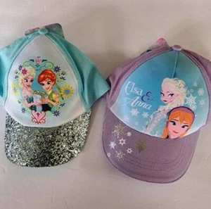 Disney Frozen Elsa & Anna Girl's Baseball Cap/Hat Adjustable One Sz - New w/ tag - Picture 1 of 3