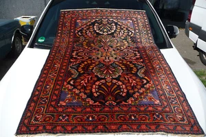 ANTIKER Lilian Perser TEPPICH mit Abraj , sehr guter Zustand ,150 x 106cm ,20770 - Bild 1 von 11