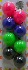Pink big ball ELASTIC hair tie girl Ball Ponytail Holder Knocker ball Scrunch - Picture 1 of 2
