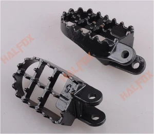 New WIDE Footpeg foot pegs for Honda CR80 XR250 XR350R XR400 XR600R XR650R /L - Imagen 1 de 4