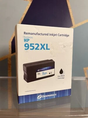 HP 952XL Ink Cartridge Black for Officejet Pro 7720 7740 8210 8216 8710 NEW - Image 1 of 4