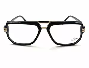 Cazal 6013 Eyeglasses 001 Black-Gold/Clear Lens 57mm - Picture 1 of 8