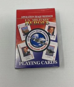 Operation Iraqi Freedom US Military Heroes Playing Cards NEW FACTORY SEALED NEU - Bild 1 von 2