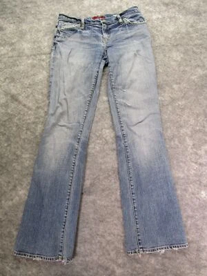 Blue Cult Jeans Womens 26 blue stretch flare Denim distressed Made in USA - Image 1 of 4