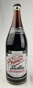 Rare Vintage Sunrise Sparkling Beverages ACL Soda Pop Bottle Rochester NY NOS - Picture 1 of 10