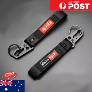 aprilia racing MotoGP keyring Motorcycle Bike keychain wrist strap Car Gift AU - Picture 1 of 8