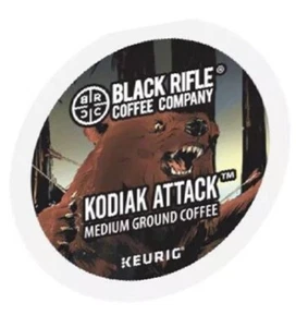 🆕☕ Black Rifle Coffee Company Kodiak Attack tostado medio Keurig K-cup café - Imagen 1 de 1