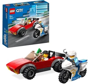 LEGO 60392 City Polizei Verfolgungsjagd mit Polizei-Motorrad Set, Rennauto-Spiel - Bild 1 von 2